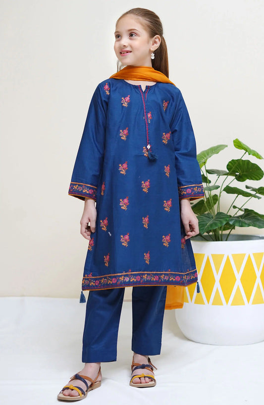 Shanzey Bari Eid Cotton Edit 2024 Vol-2 - SHK 2511 Navy Blue