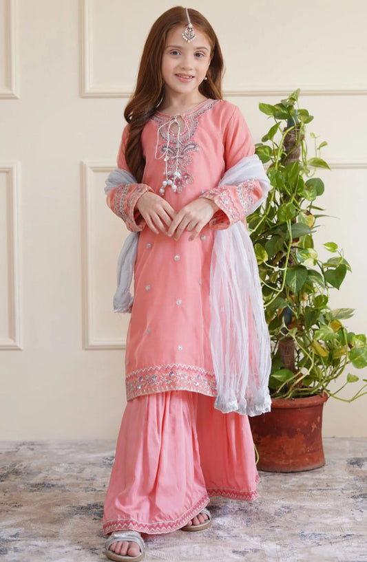 Shanzey Eid Boutique Formal Collection 2024 - SHK 2605 Pink
