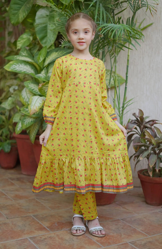 Shanzey Co Ords Lawn Frock Collection 2024 - SHK 1913