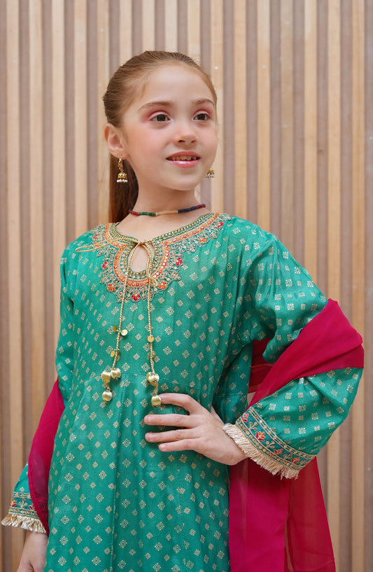 Shanzey Festive Silk Collection 2024 - SHK 2104 SEA GREEN