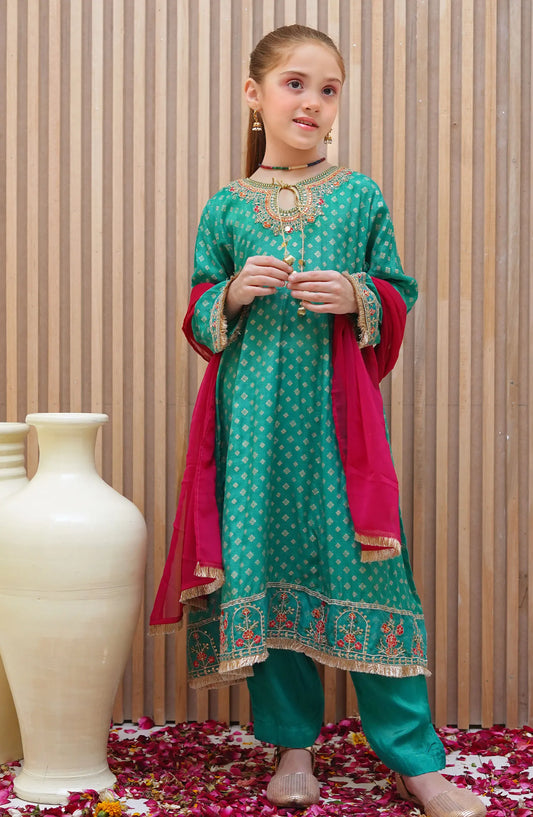 Shanzey Festive Silk Collection 2024 - SHK 2104 SEA GREEN