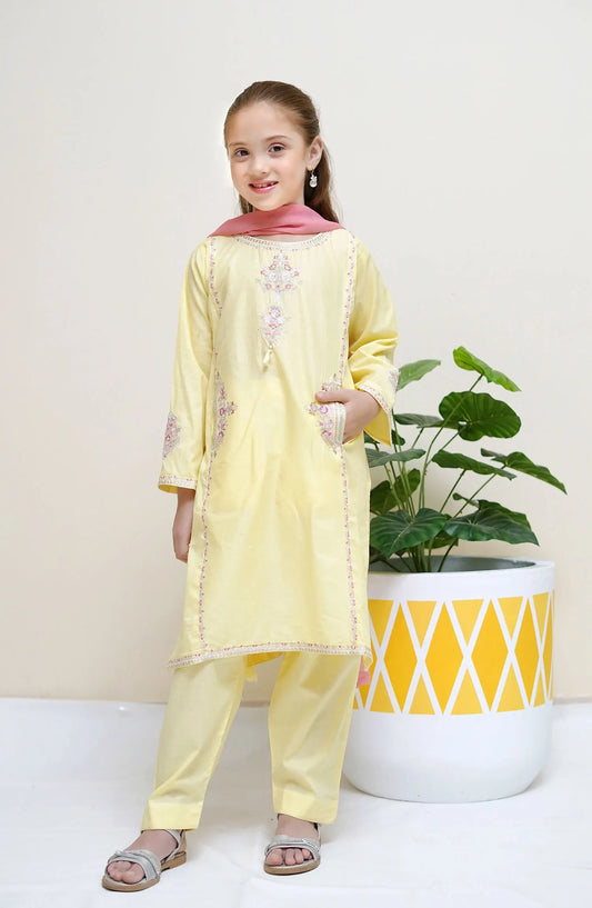 Shanzey Festive Cotton Collection - SHK 2502 Yellow