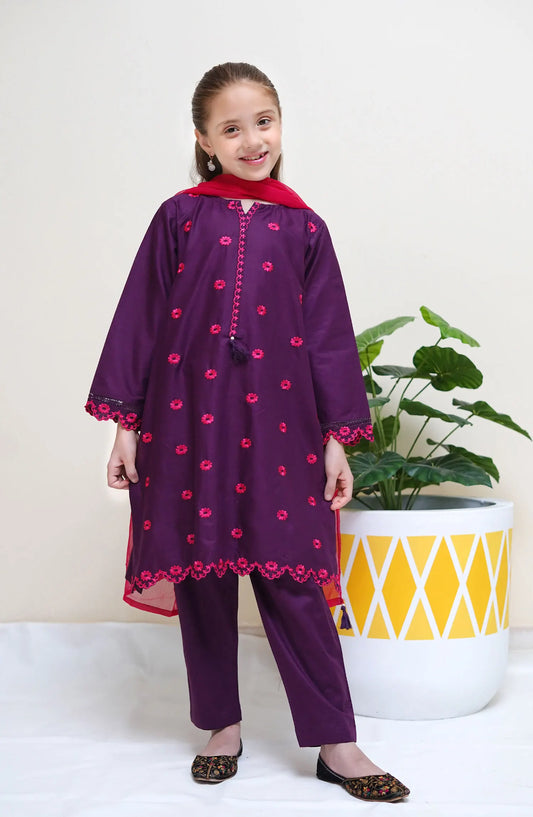 Shanzey Festive Cotton Collection - SHK 2503 Purple
