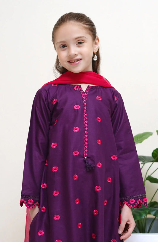 Shanzey Festive Cotton Collection - SHK 2503 Purple