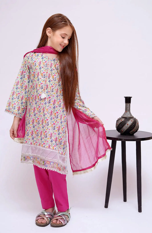 Shanzey Mid Summer Embroidered Lawn Collection 2024 - SHK 2804