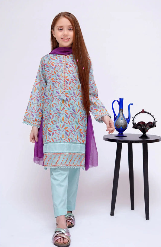 Shanzey Mid Summer Embroidered Lawn Collection 2024 - SHK 2805