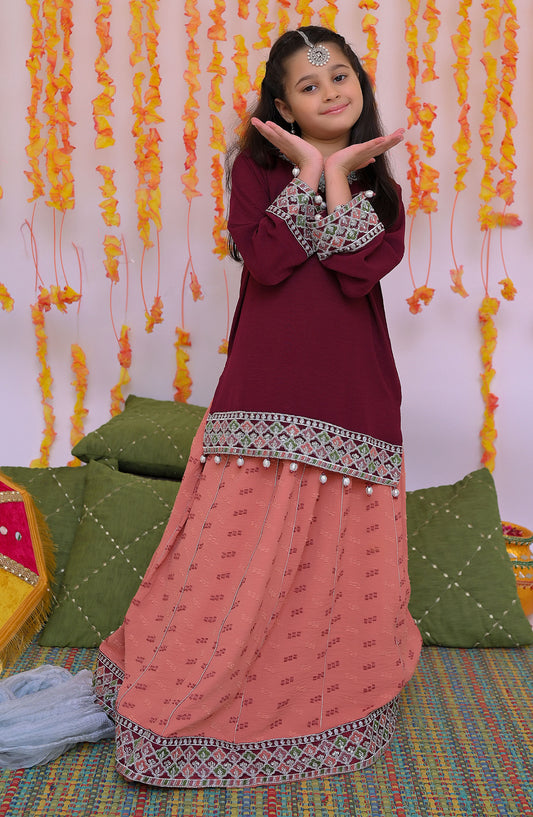 Shanzey Mehendi Magic Formal Pret Collection - SHK 3304 Magenta