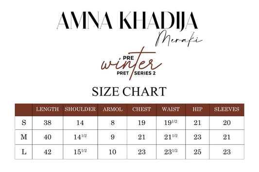 Amna Khadija Meraki Pre Winter Pret Series - MPW-01