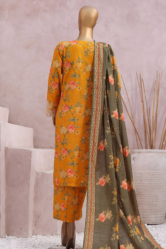 SADABAHAR Khaddar 3pc Cutwork Collection 2023 Vol 02 - SKC 03