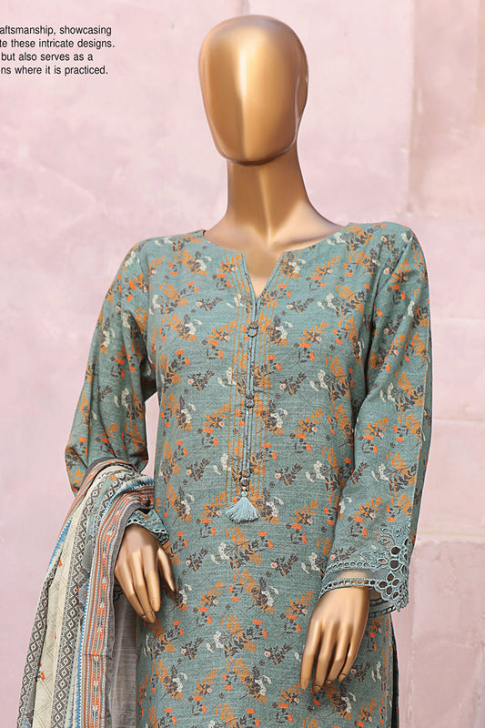 SADABAHAR Khaddar 3pc Cutwork Collection 2023 Vol 02 - SKC 04