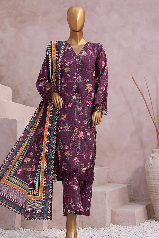 SADABAHAR Khaddar 3pc Cutwork Collection 2023 Vol 02 - SKC 05