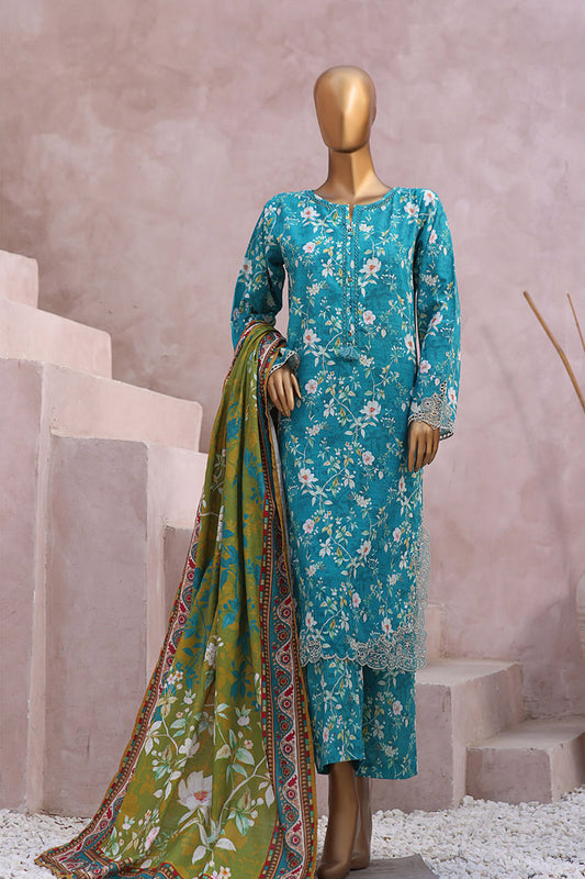 SADABAHAR Khaddar 3pc Cutwork Collection 2023 Vol 02 - SKC 06