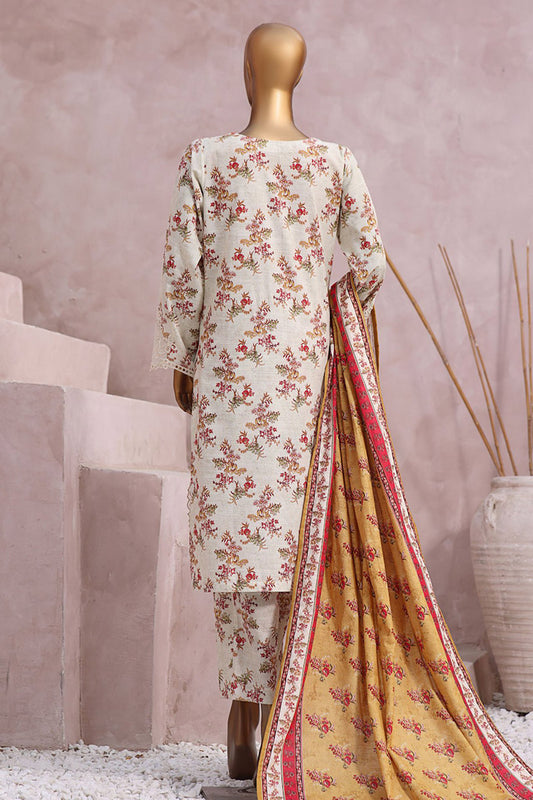 SADABAHAR Khaddar 3pc Cutwork Collection 2023 Vol 02 - SKC 08