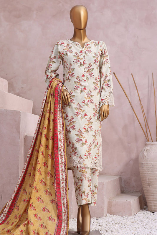 SADABAHAR Khaddar 3pc Cutwork Collection 2023 Vol 02 - SKC 08