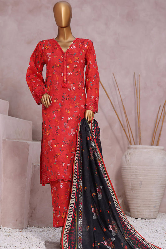 SADABAHAR Khaddar 3pc Cutwork Collection 2023 Vol 02 - SKC 10