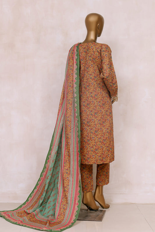 SADABAHAR Khaddar 3pc Cutwork Winter Collection 2023 - SKEW 01