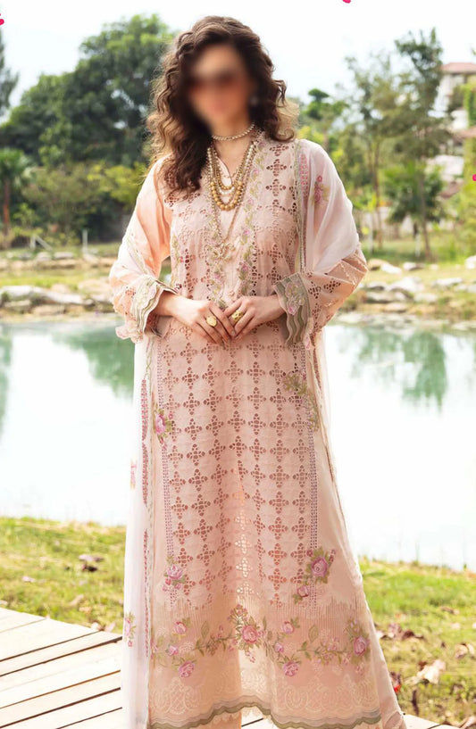 Formal Unstitched Luxury Lawn Collection 2024 - SL-03-24 Asmara