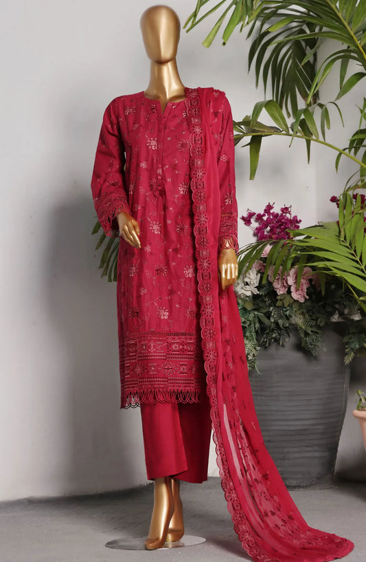 Sadabahar Lawnkari Cross Slub Collection 2024 - SLCS-02
