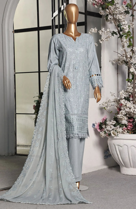 Sadabahar Lawnkari Cross Slub Collection 2024 - SLCS-03