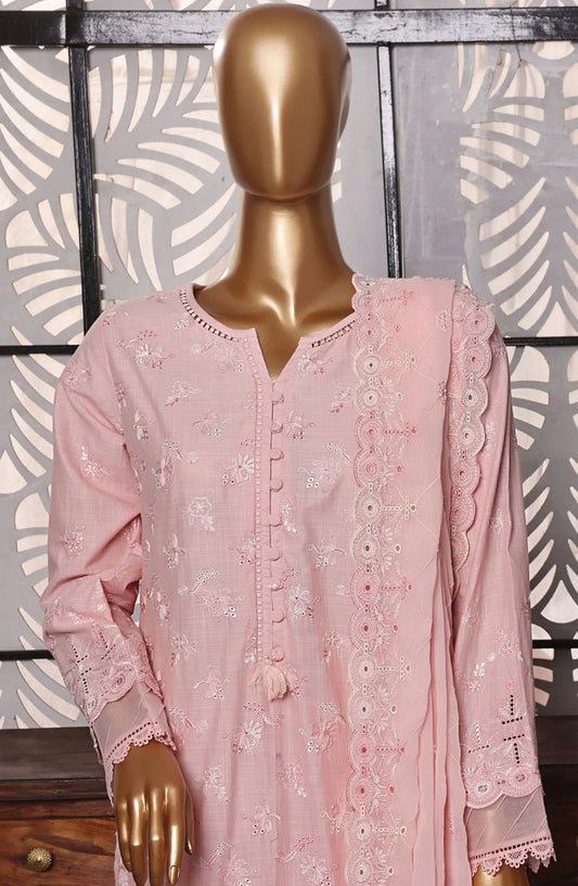 Sadabahar Lawnkari Cross Slub Collection 2024 - SLCS-06