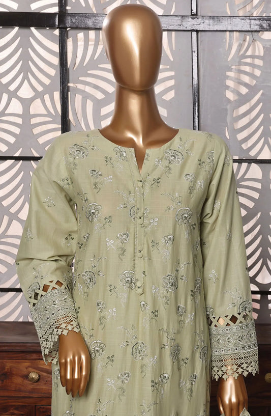 Sadabahar Lawnkari Cross Slub Collection 2024 - SLCS-07