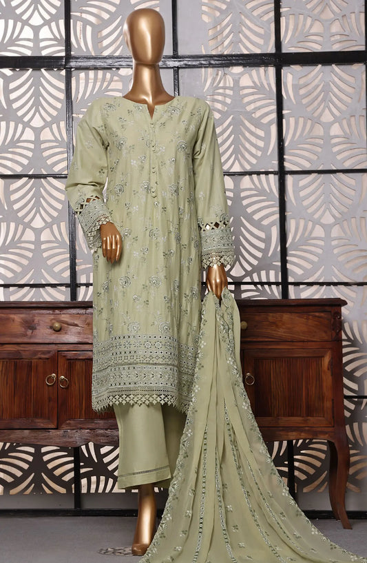 Sadabahar Lawnkari Cross Slub Collection 2024 - SLCS-07