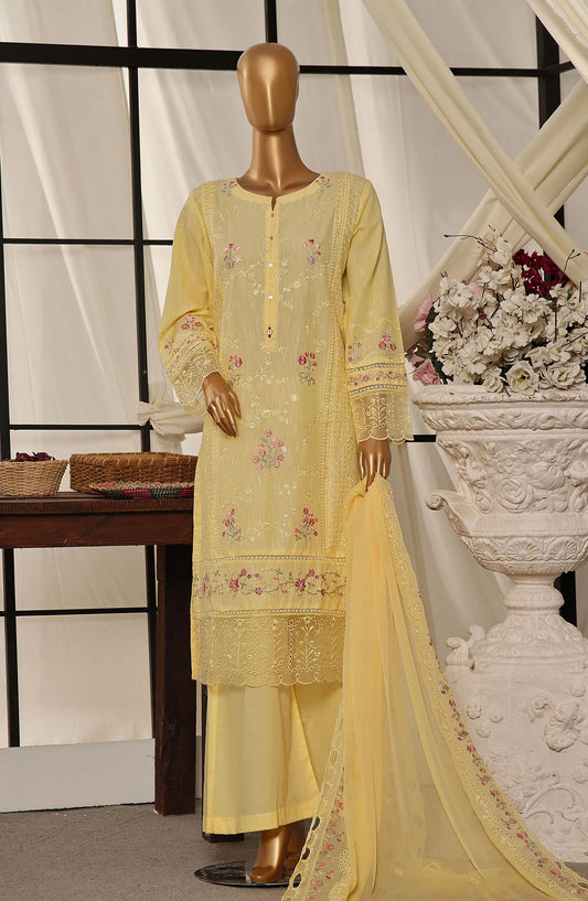 SADABAHAR Luxury Embroidered Festive Collection With Chiffon Embroidered Dupatta Vol 3 - SLEFC V3 - 01