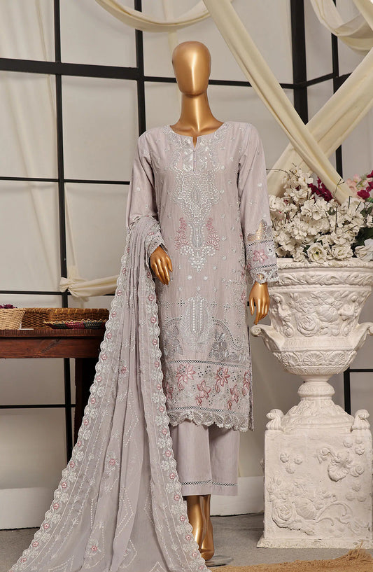 SADABAHAR Luxury Embroidered Festive Collection With Chiffon Embroidered Dupatta Vol 3 - SLEFC V3 - 03