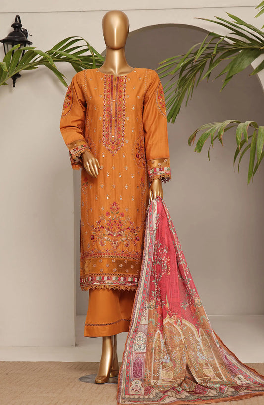 SADABAHAR Luxury Embroidered Festive Collection With Chiffon Embroidered Dupatta Vol 4 - SLEFC V4 - 03