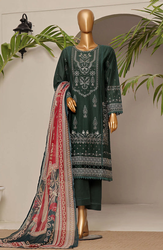 SADABAHAR Luxury Embroidered Festive Collection With Chiffon Embroidered Dupatta Vol 4 - SLEFC V4 - 04