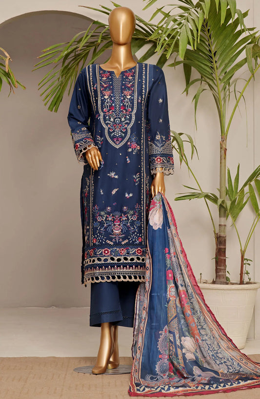 SADABAHAR Luxury Embroidered Festive Collection With Chiffon Embroidered Dupatta Vol 4 - SLEFC V4 - 05