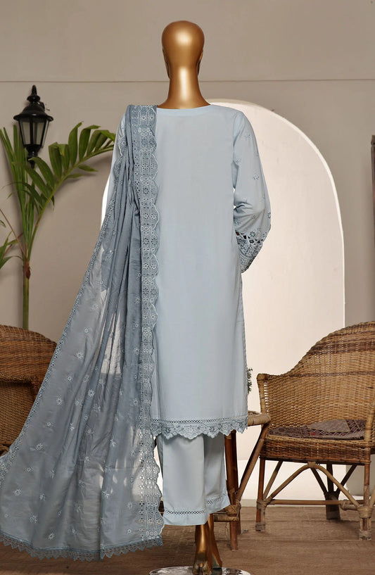 SADABAHAR Lawn kari with Lawn Embroidered Dupatta - SLKL 05