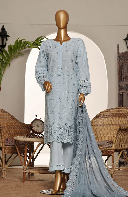 SADABAHAR Lawn kari with Lawn Embroidered Dupatta - SLKL 05