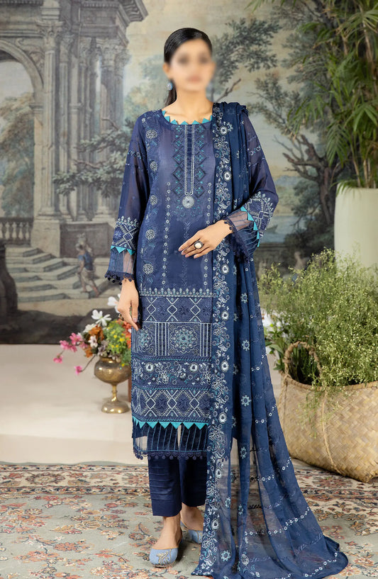 Embroidered Swiss Lawn Collection by Marjjan - SMS 25 B