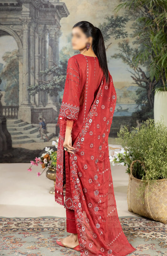 Embroidered Swiss Lawn Collection by Marjjan - SMS 25 C