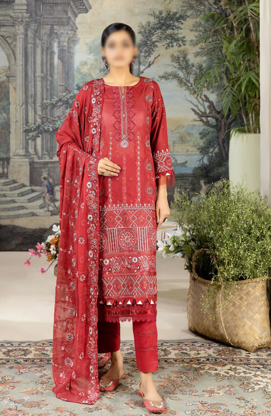 Embroidered Swiss Lawn Collection by Marjjan - SMS 25 C