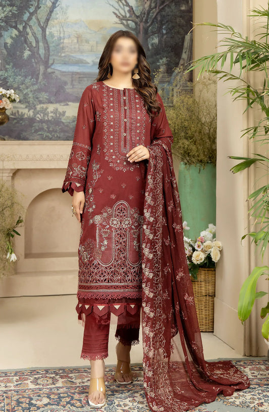 Swiss Embroidered with zari work collection by Marjjan - SMS 26 B