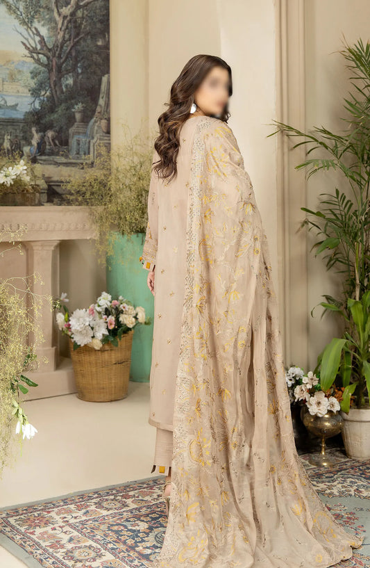 Swiss Laserkari Embroidered Collection 2024 By Marjjan - SMS 27 A