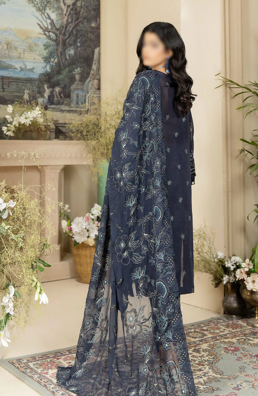 Swiss Laserkari Embroidered Collection 2024 By Marjjan - SMS 27 B