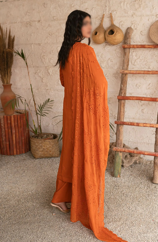 Swiss Laserkari Embroidered Collection 2024 By Marjjan - SMS 31A