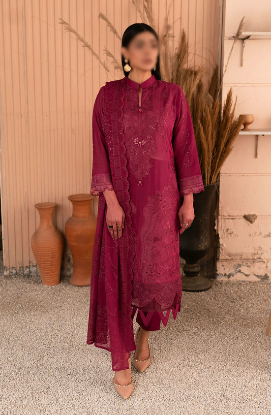 Swiss Laserkari Embroidered Collection 2024 By Marjjan - SMS 31 B