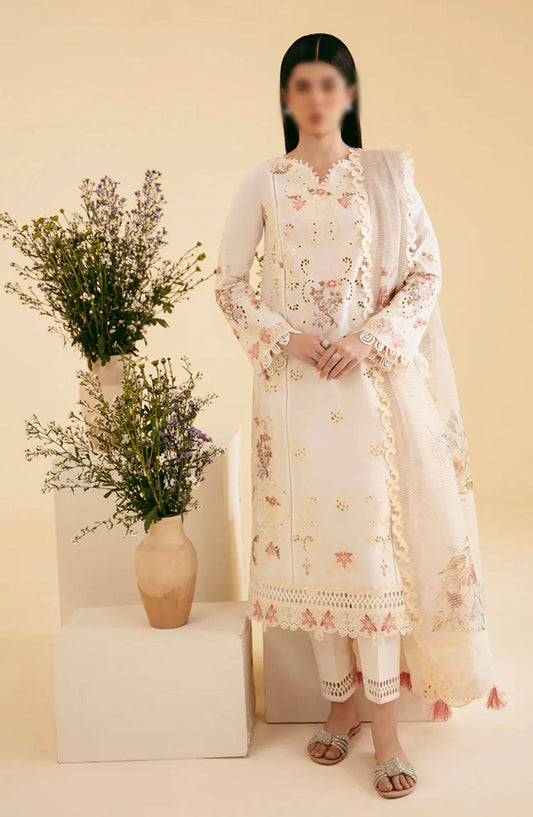 Qalamkar Qlinekari Lawn Collection 2024 - SQ-01 SARV