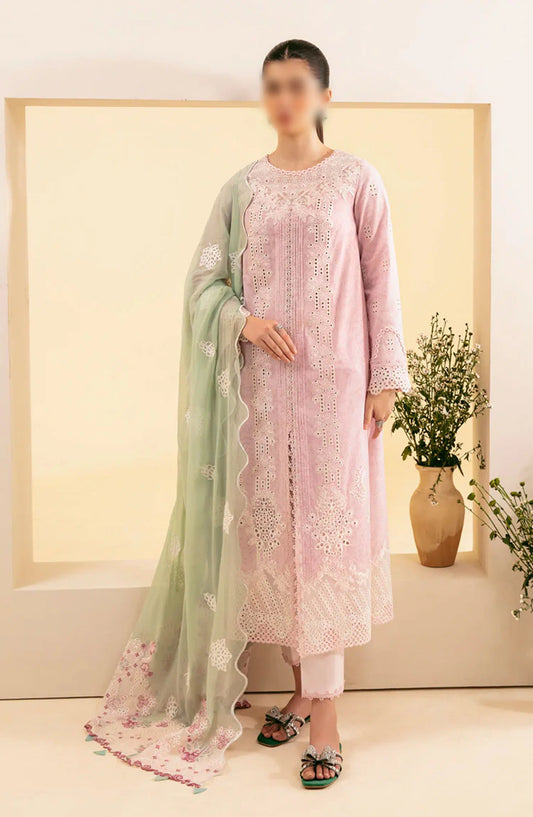 Qalamkar Qlinekari Lawn Collection 2024 - SQ-02 ASEMA
