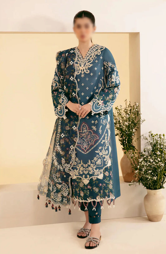 Qalamkar Qlinekari Lawn Collection 2024 - SQ-05  ELA