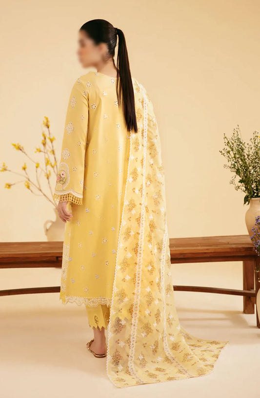 Qalamkar Qlinekari Lawn Collection 2024 - SQ-12  ZHAIN