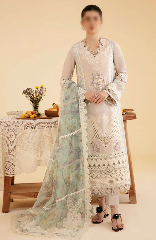 Qalamkar Qlinekari Lawn Collection 2024 - SQ-13 AYSEL