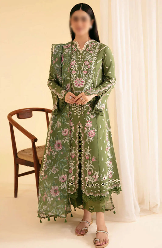 Qalamkar Qlinekari Lawn Collection 2024 - SQ-14 SEMAL