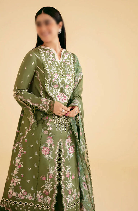 Qalamkar Qlinekari Lawn Collection 2024 - SQ-14 SEMAL