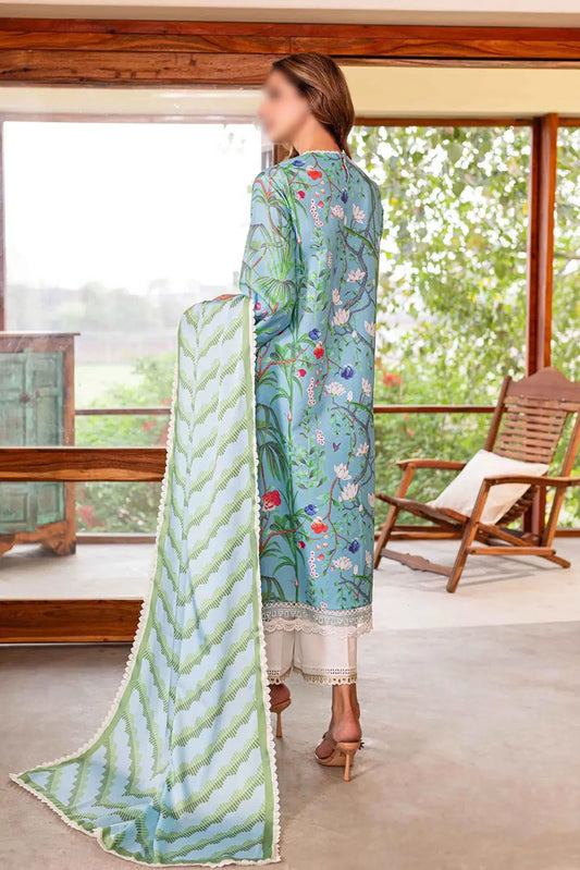 Sable Shiree Unstitched Collection 2024 - SSC-05-24 Flower Of Paradise