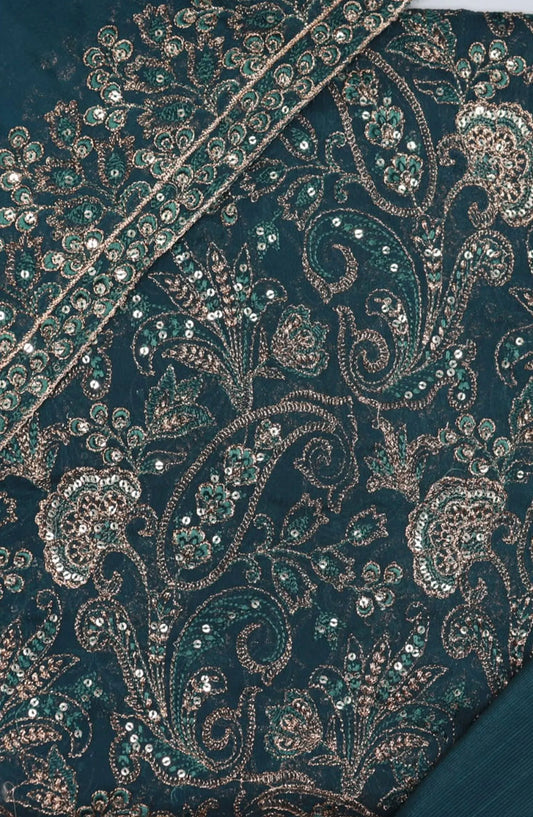 Shahkar Unstitched Exclusive Embroidered Crinkle Chiffon Collection 2024 - SUEECC 09